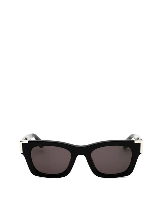 Palm Angels Black Rectangle-Frame Sunglasses