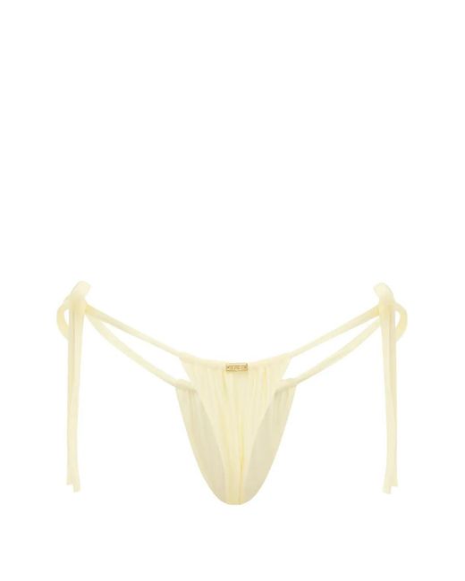 FAE SWIM White Birdie Bikini Briefs