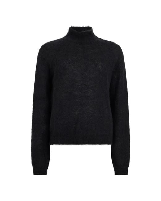 Alberta Ferretti Black High-Neck Sweater