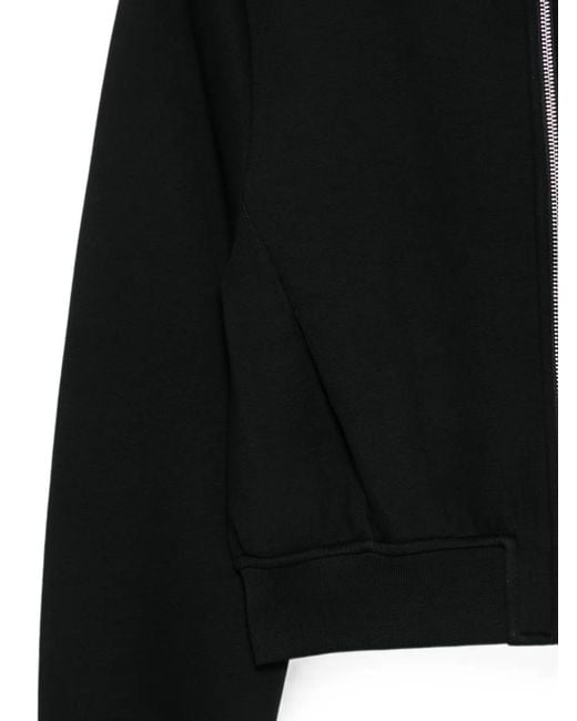 Thom Krom Black Veste Zippée À Col Montant