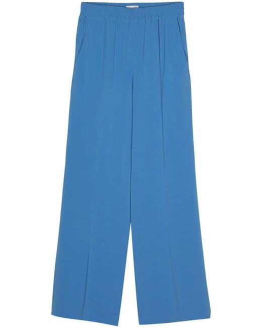 Alberto Biani Blue Elasticated Trousers