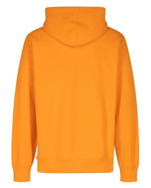 Supreme Small Box Hoodie in Orange | Lyst