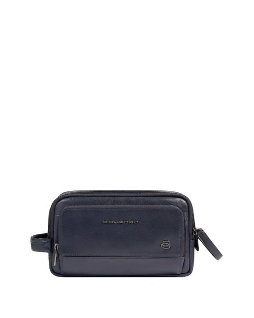 Piquadro Blue Kulturbeutel mit Reißverschluss