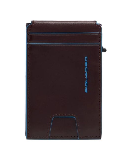 Piquadro Purple Logo Cardholder