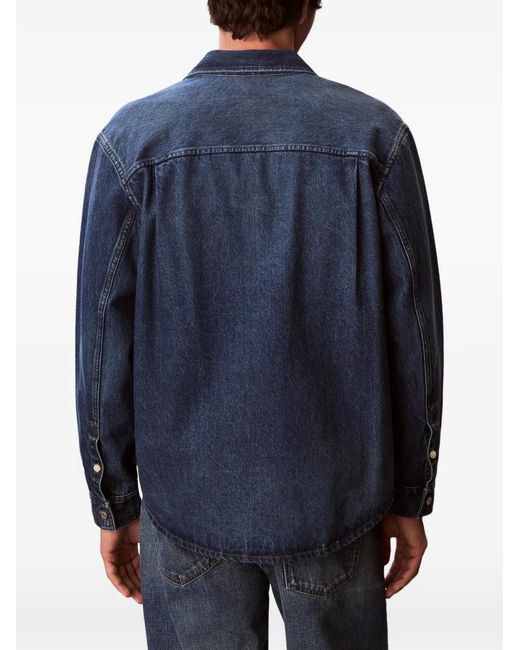 Calvin Klein Blue Surchemise En Jean 90's for men