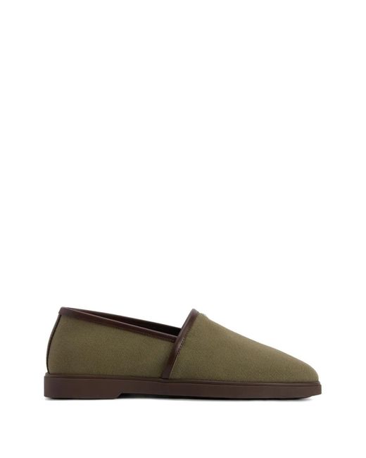 Giuseppe Zanotti Green Contrasting Trim Slippers for men