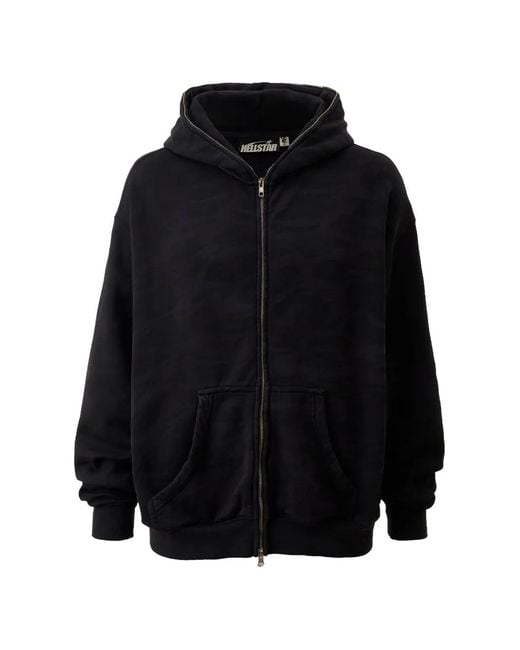 HELLSTAR Hoodie Met Luipaardprint in het Black voor heren