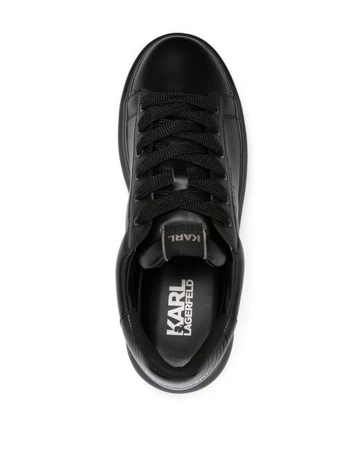 Karl Lagerfeld Python Tab Sneakers in Black für Herren