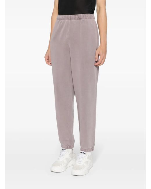 Lacoste Gray Tapered Cotton Track Pants