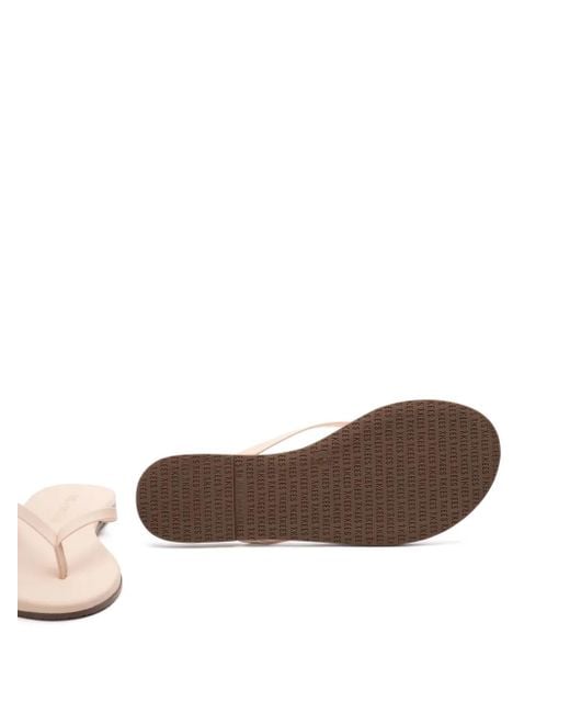 TKEES Pink Lily Flip Flops