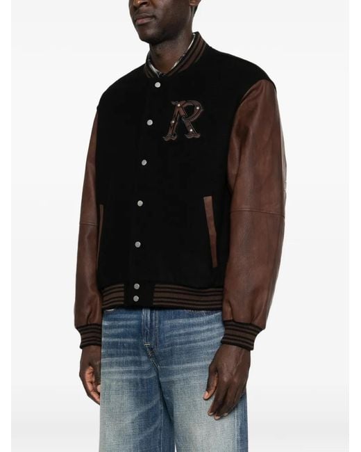 Represent Black Bomber Jacket for men