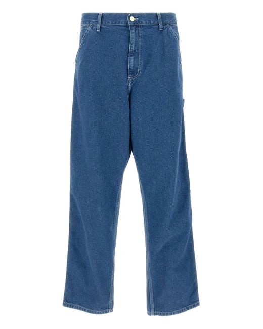 メンズ Carhartt ストレートジーンズ Blue
