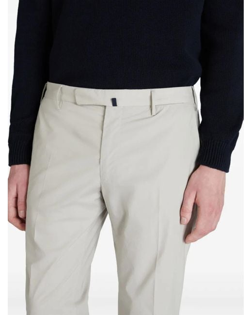 Incotex White Tapered Trousers for men
