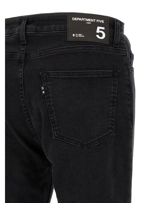 Department 5 Black Drake Jeans for men