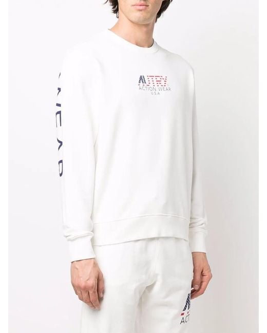 Autry Pullover mit Logo-Print in White für Herren