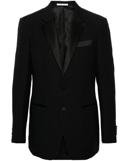 Gabriela Hearst Black Nicolson Single-Breasted Blazer for men