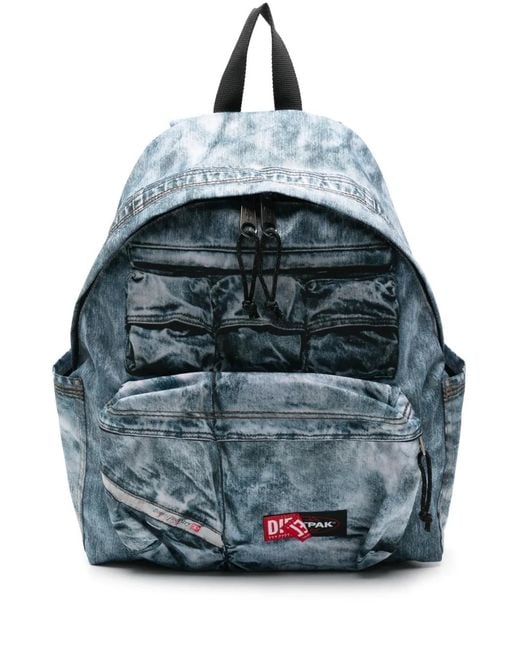 Eastpak Blue X Diesel Denim-Effect Backpack