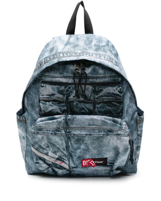 Eastpak Blue X Diesel Denim-Effect Backpack