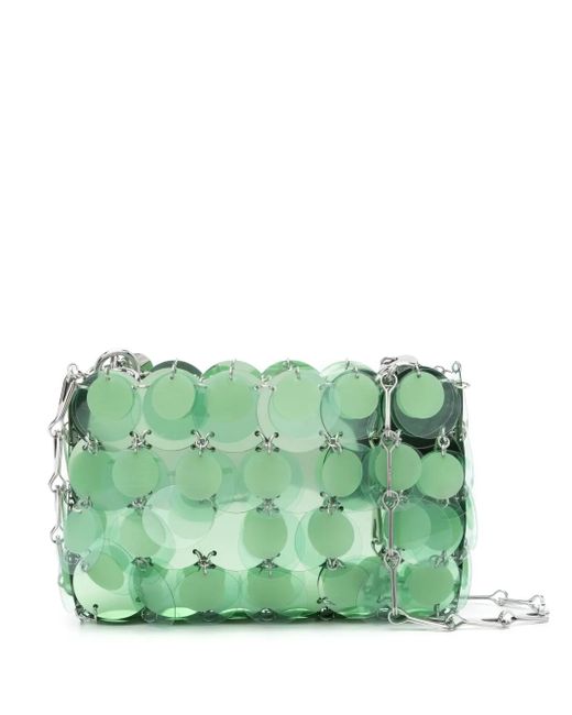 Rabanne Sparkle ショルダーバッグ Green