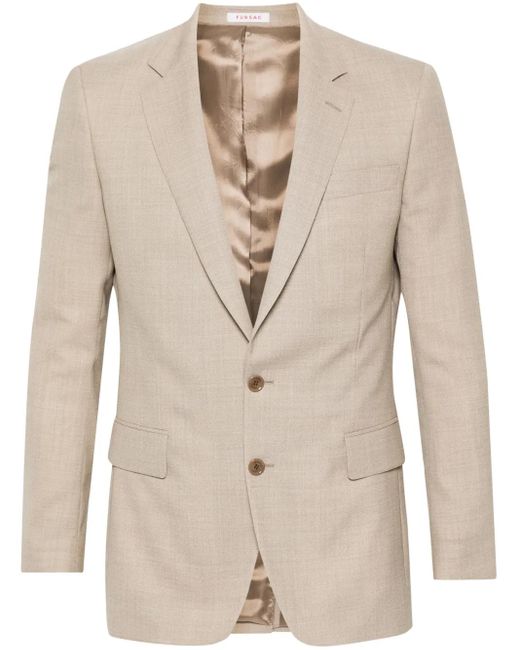 Fursac Natural Mélange Virgin-Wool Blazer for men
