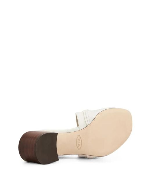 Tod's White Sandals