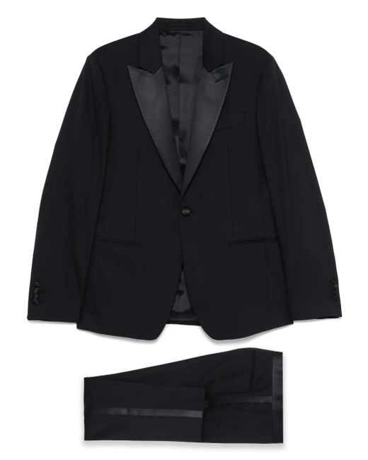 メンズ Lardini シングルスーツ Black