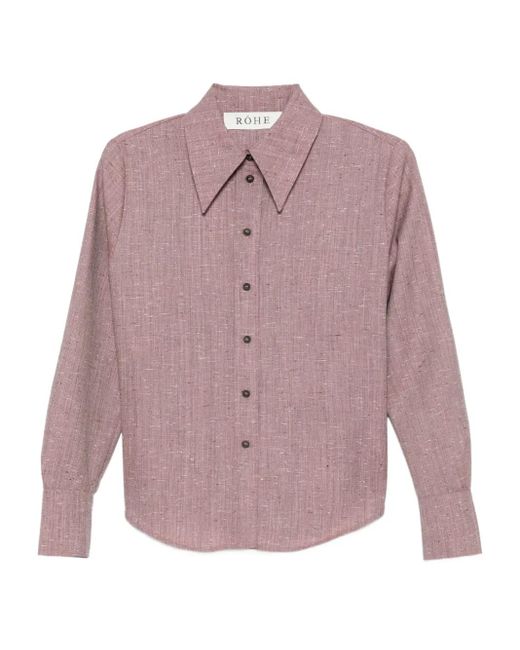 Camicia di Rohe in Purple
