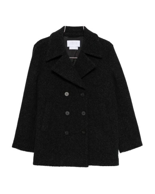 Harris Wharf London ダブルコート Black