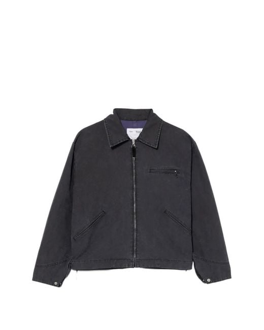 Toga Black Pigment-Print Jacket for men