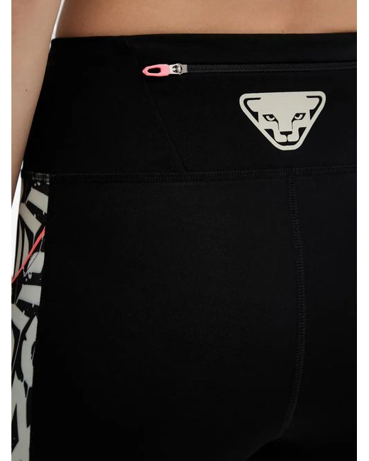 Dynafit Black Logo-Print Leggings