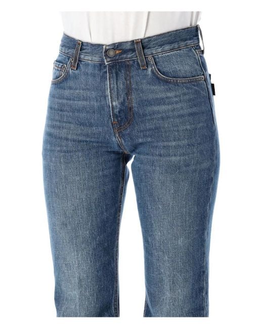 Haikure Blue Flora Authentic Wash Jeans
