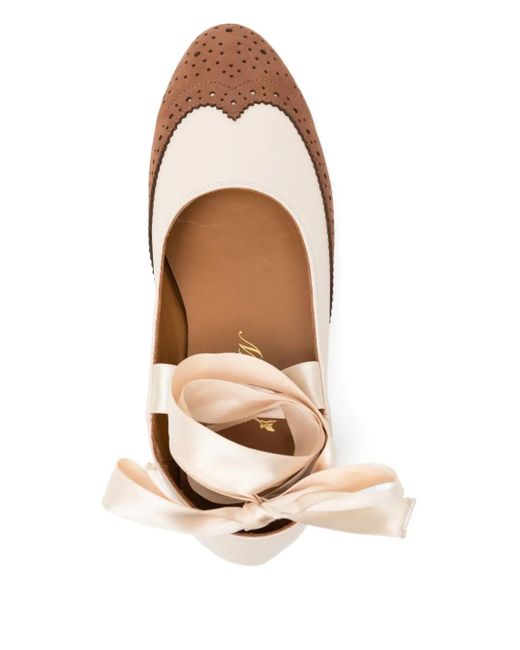MASU Natural Wing Tip Ballet Shoes for men