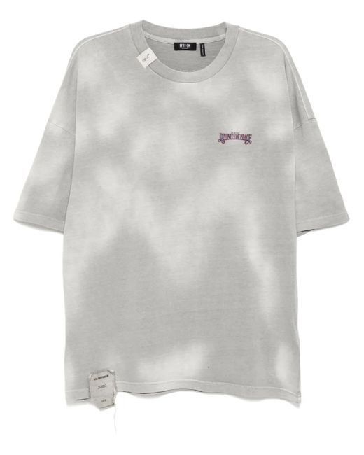 メンズ FIVE CM プリント Tシャツ Gray