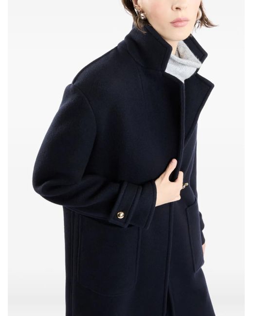 Fay Blue Felted Coat