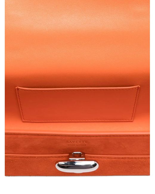 SAVETTE Orange Slim Symmetry Tote Bag