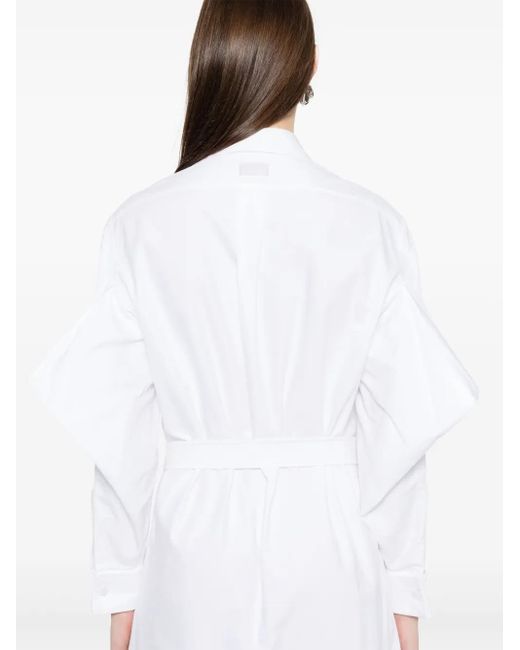 KENZO ミニ シャツドレス White