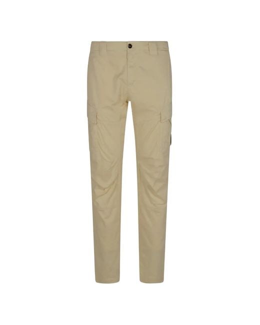 C P Company Natural Stretch Cargo Trousers for men