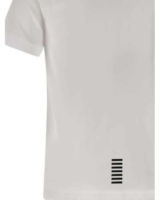 EA7 Poloshirt Met Logoprint in het White voor heren
