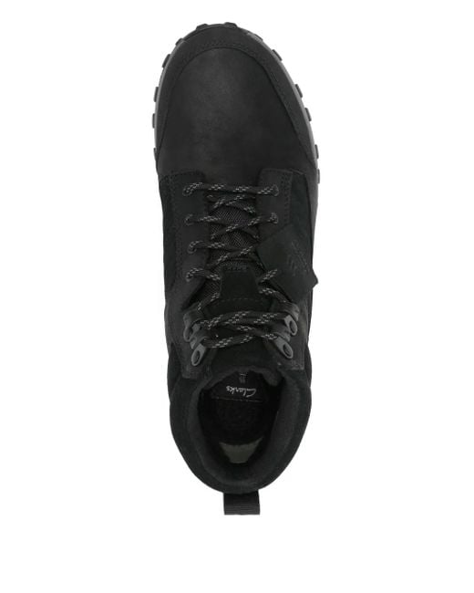 Clarks Black Atl Trekhi Lace-Up Boots for men