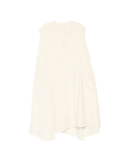 Forme D'expression White Double-Breasted Dress