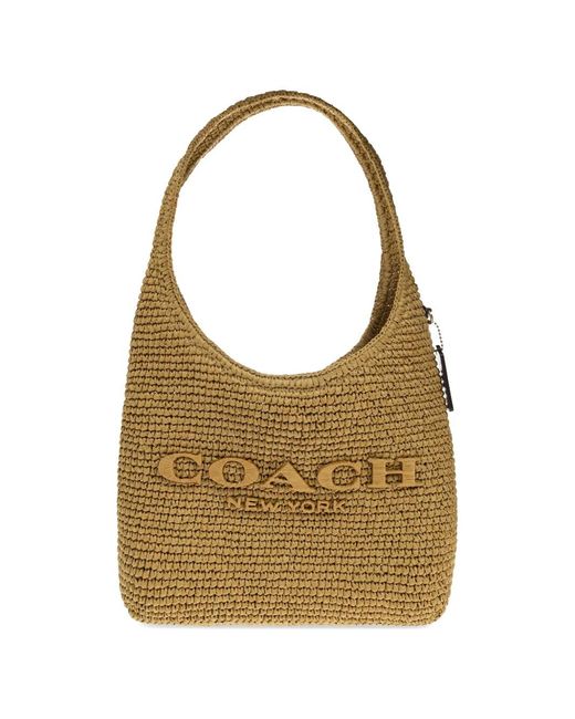 COACH Natural 28 Brooklyn Shoulder Bag