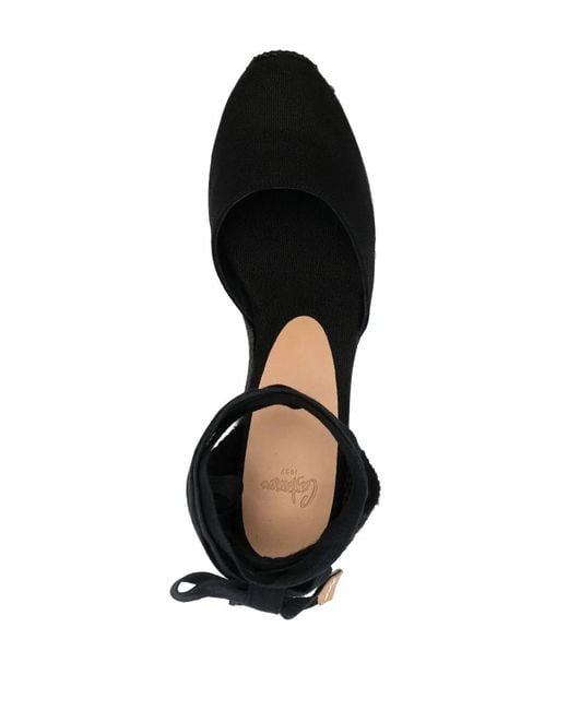 Castaner Black Carina Espadrilles