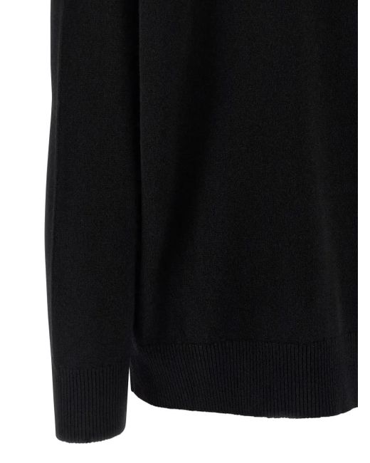 Pull À Col V Jil Sander en coloris Black