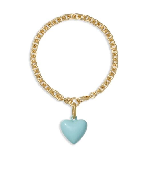 Roxanne Assoulin Blue The Mini Puffy Heart-Charm Bracelet