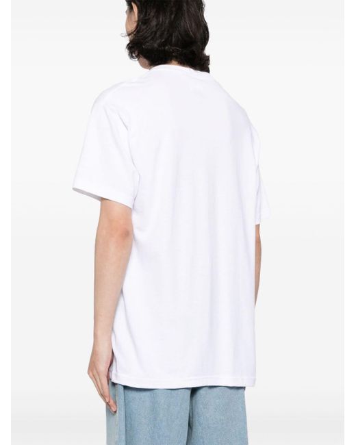 Wacko Maria White Tupac Cotton T-shirt for men