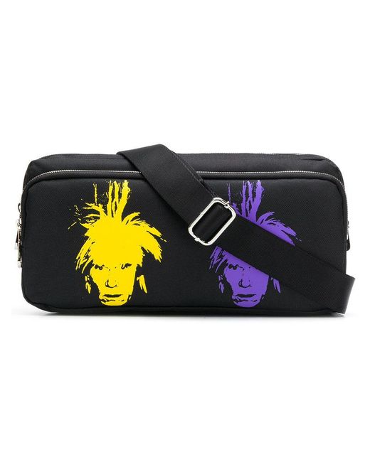 Calvin Klein Black Andy Warhol Print Belt Bag for men
