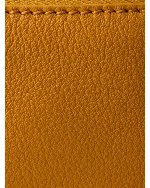 Prada Orange Leather Shoulder Bag