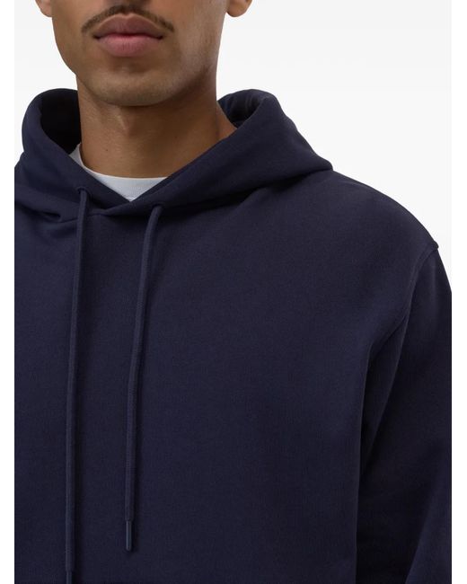 Closed Blue Logo-Print Hoodie for men