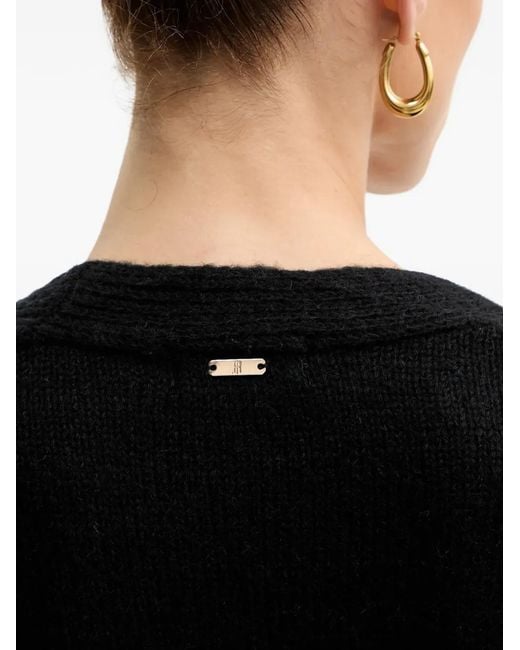 Fracomina Black Trim Button Cardigan
