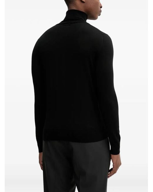 Barena Black Pull À Col Roulé for men